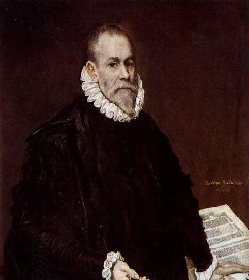 El Greco Portrait of Doctor Rodrigo de la Fuente oil painting picture